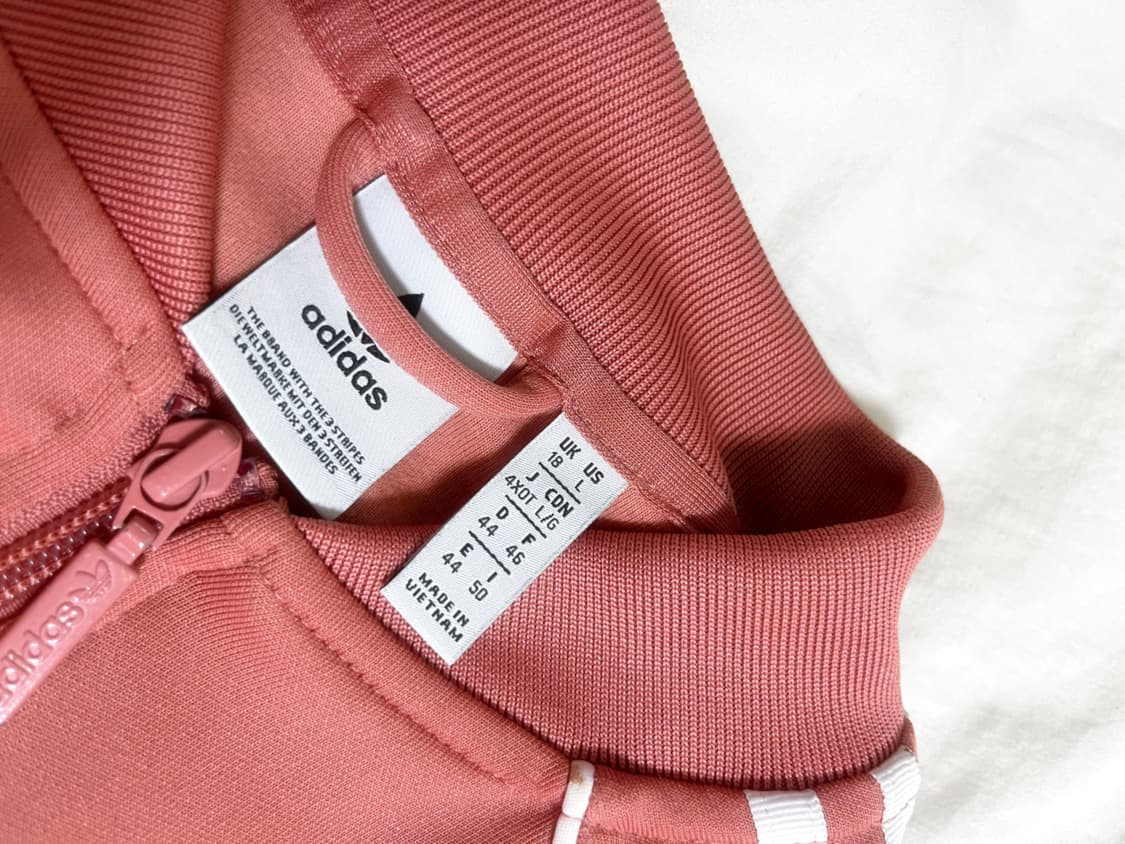 아디다스 핑크 트랙탑/져지 L 상품이미지4