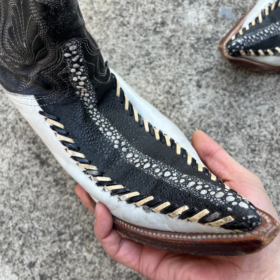 빈티지 멕시칸 웨스턴 부츠 (265) 상품이미지6