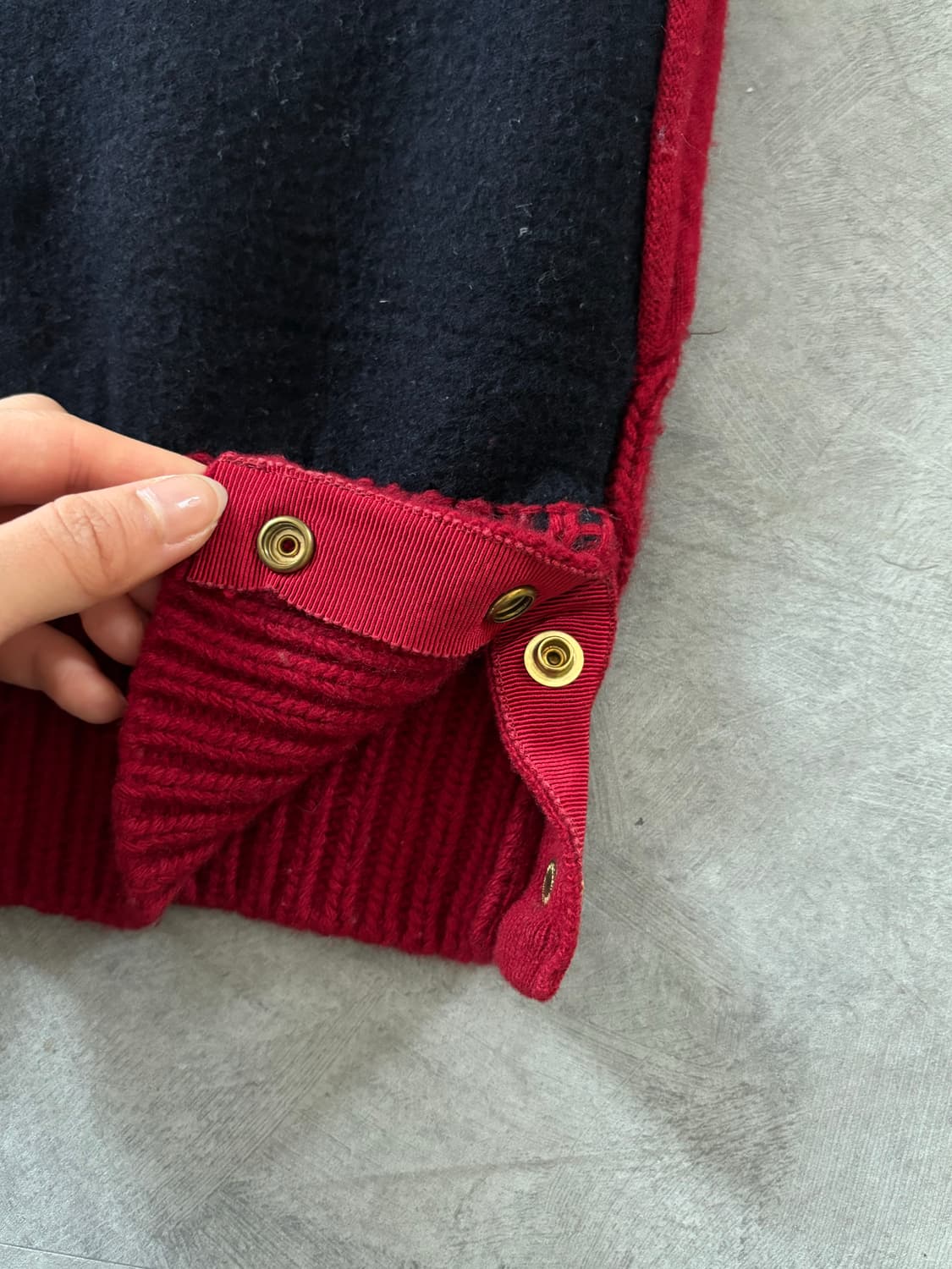 Moncler 몽클레르 감마 레드 니트 집업 상품이미지10