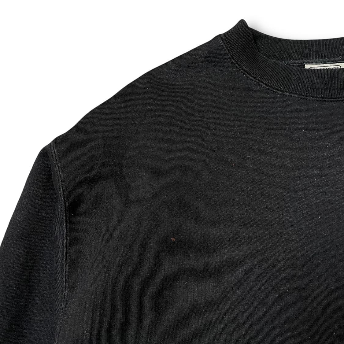 빈티지 블랙 기모 맨투맨 스웻셔츠 L 상품이미지4