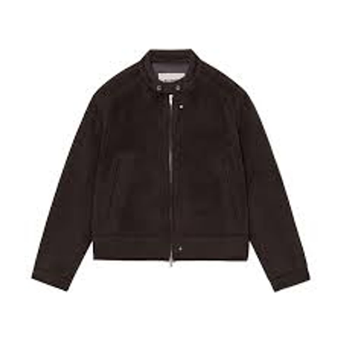 알렌느 알파카 바이커 자켓 브라운 2사이즈 상품이미지1