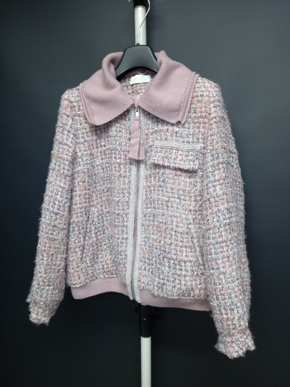 발렌시아 춘추동 트위드 얇은 패딩 점퍼 55 상품이미지3