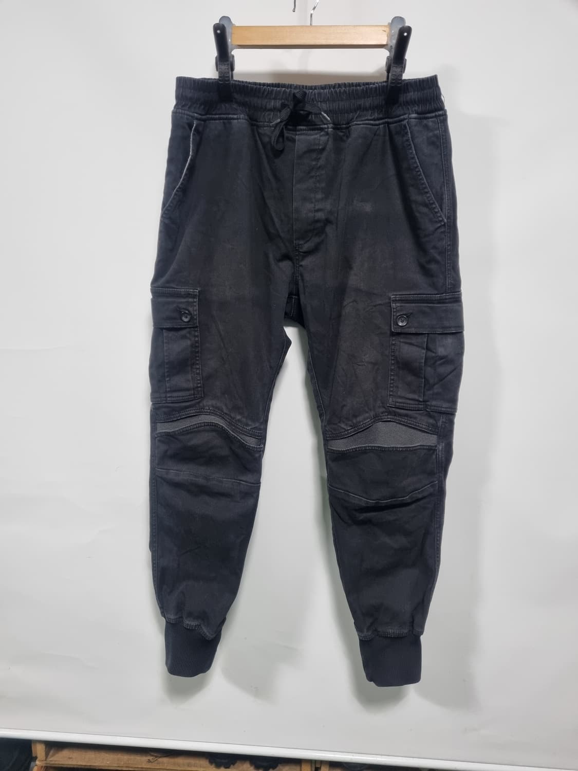 어글리브로스 모토 블랙데님  조거팬츠 36 상품이미지1