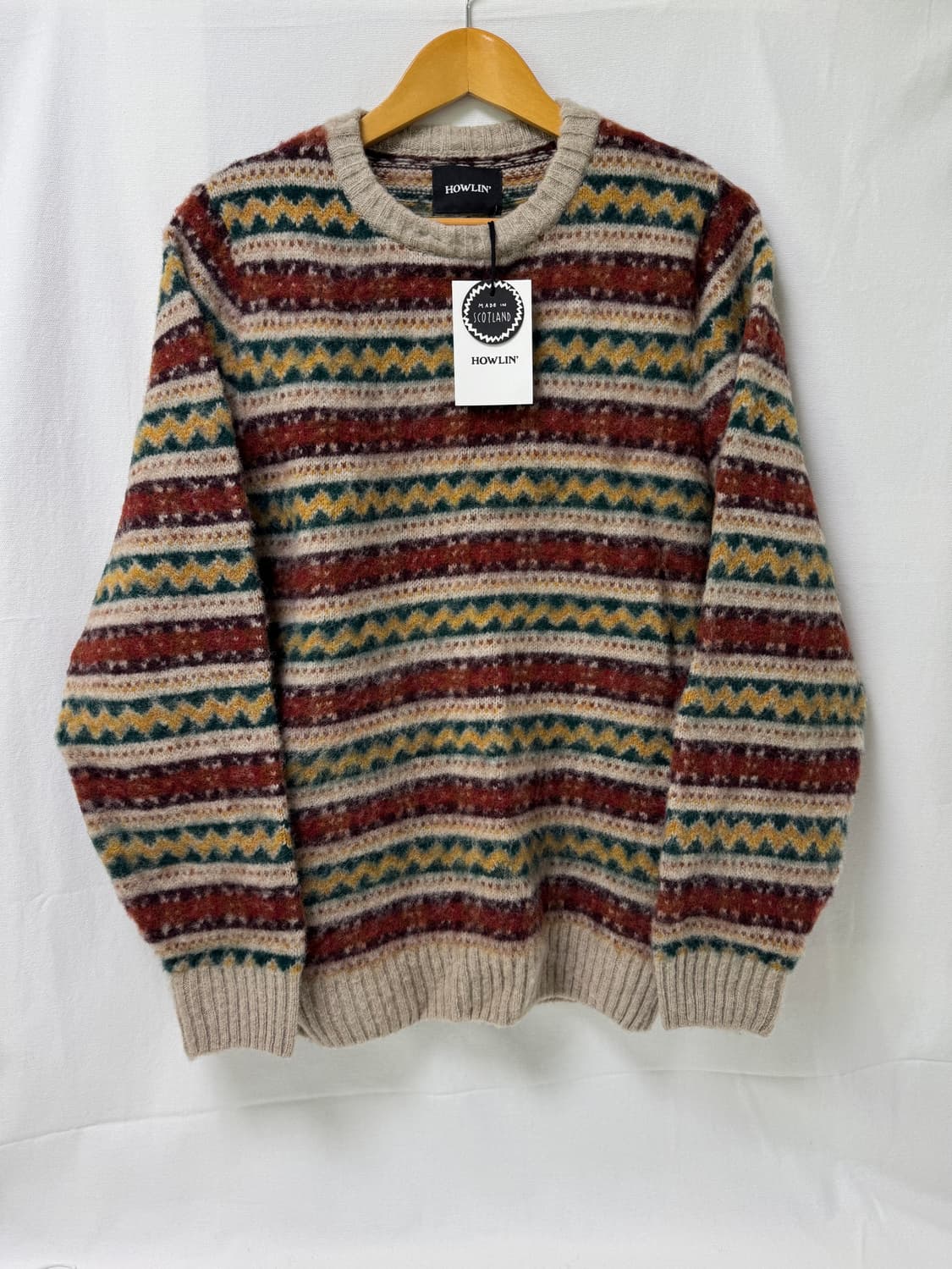 Howlin 하울린 패턴 니트 스웨터 M 상품이미지1
