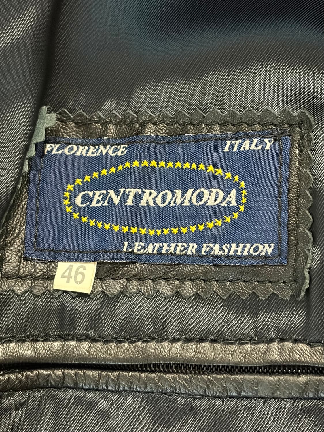 90s Centromoda 이태리 레더 블레이저 카코트 상품이미지8