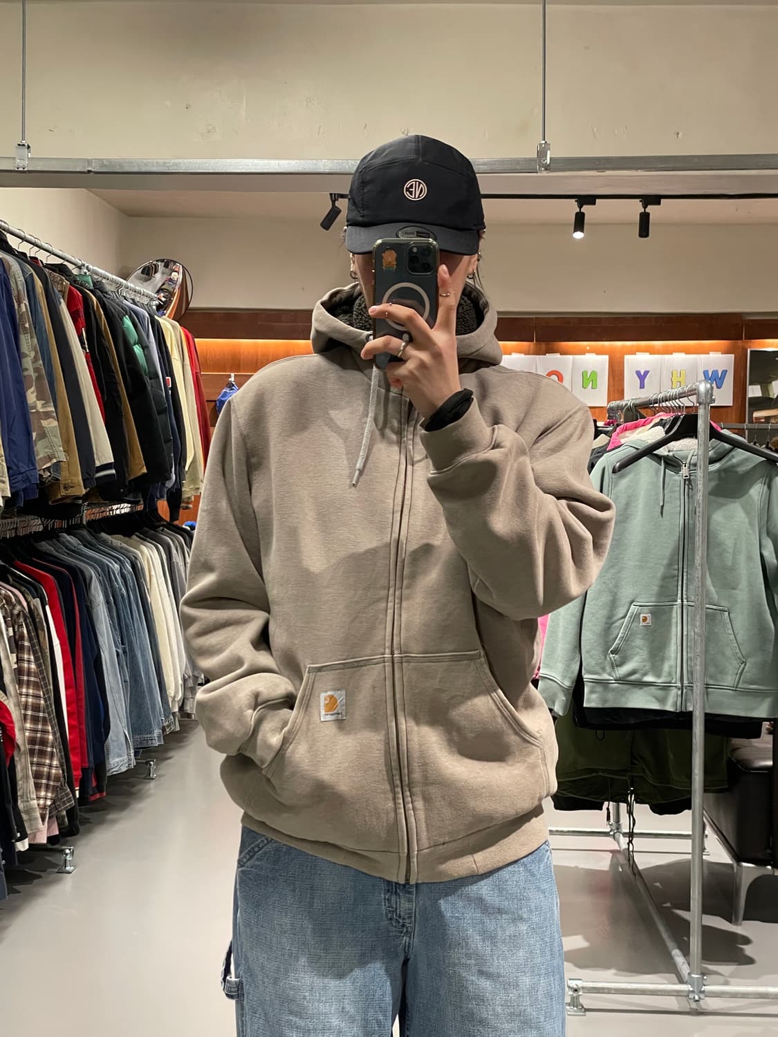 칼하트 쉐르파 후드집업 상품이미지1