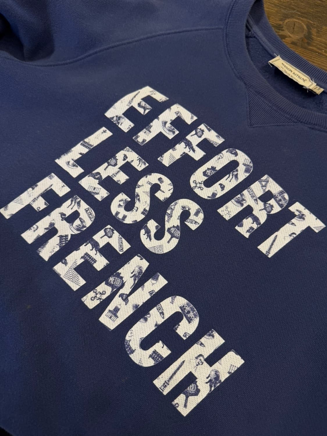 메종키츠네 레터링 맨투맨 66~77 상품이미지8