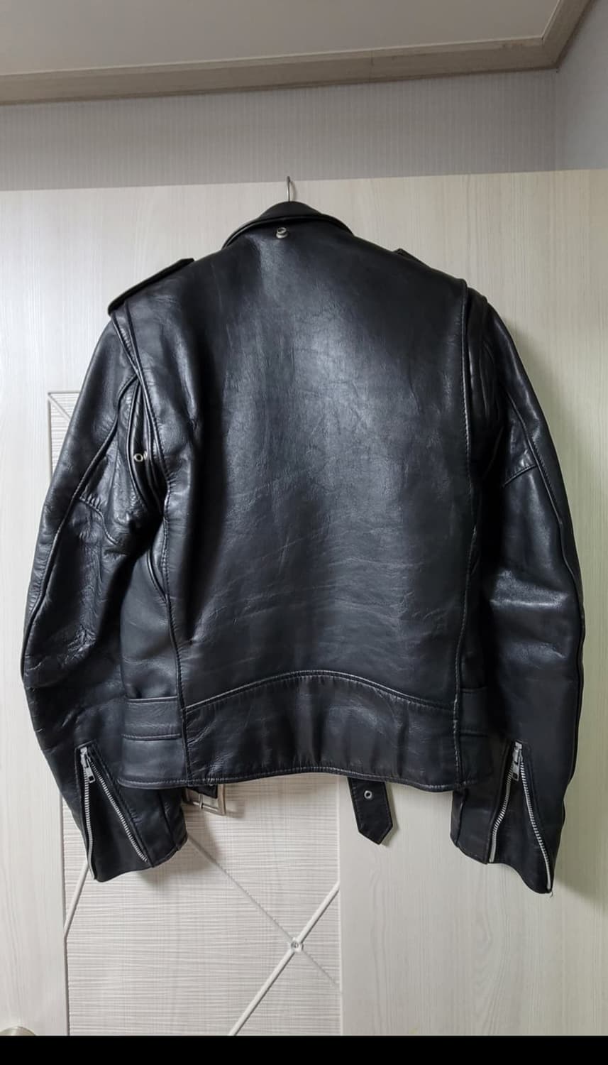 쇼트 nyc 퍼펙토 618 (소가죽 더블 라이더 자켓) 상품이미지2