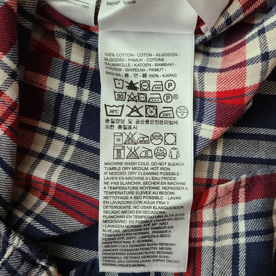 리바이스체크셔츠 상품이미지8