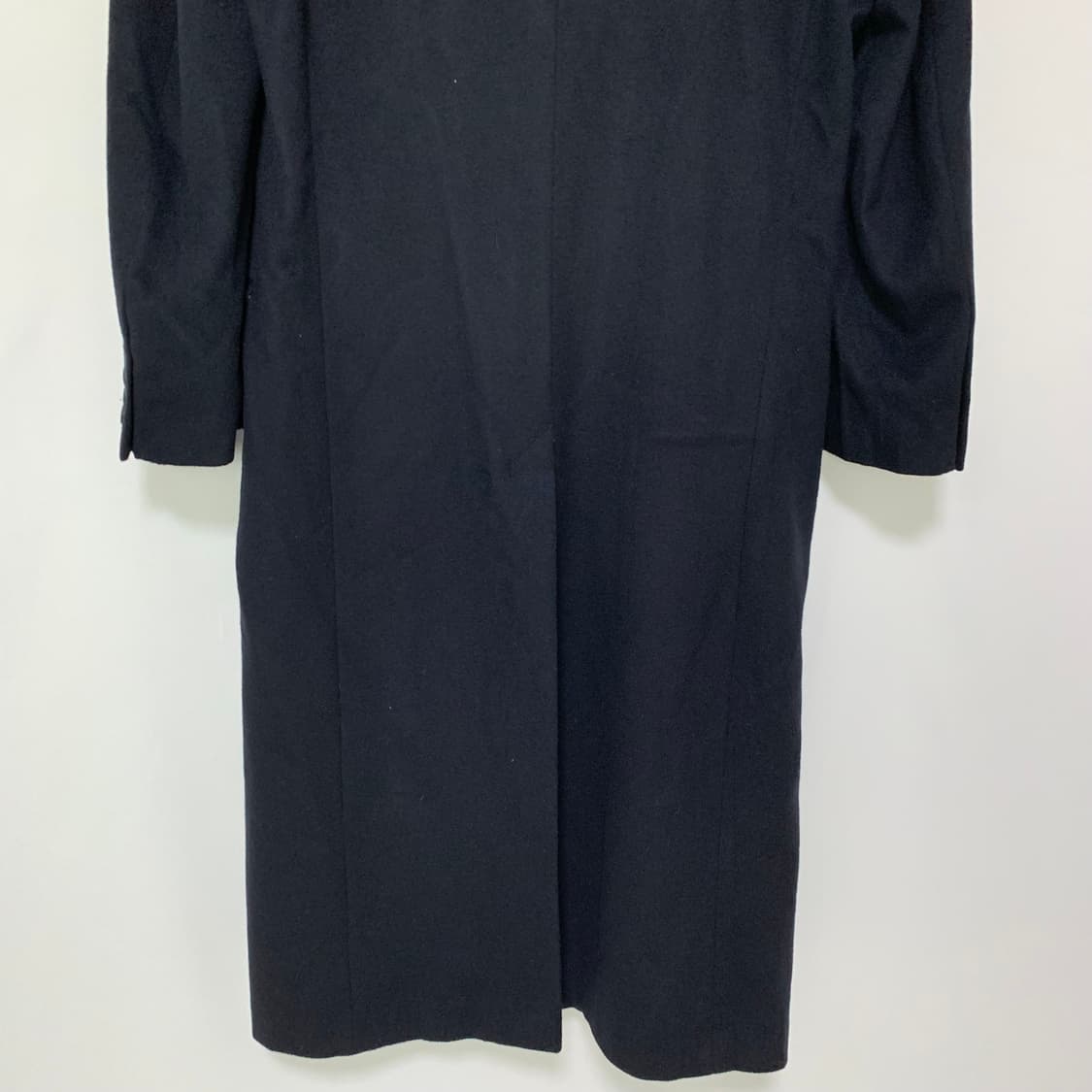 버버리 빈티지 블랙 롱 버튼 코트 남성 남녀공용 상품이미지6