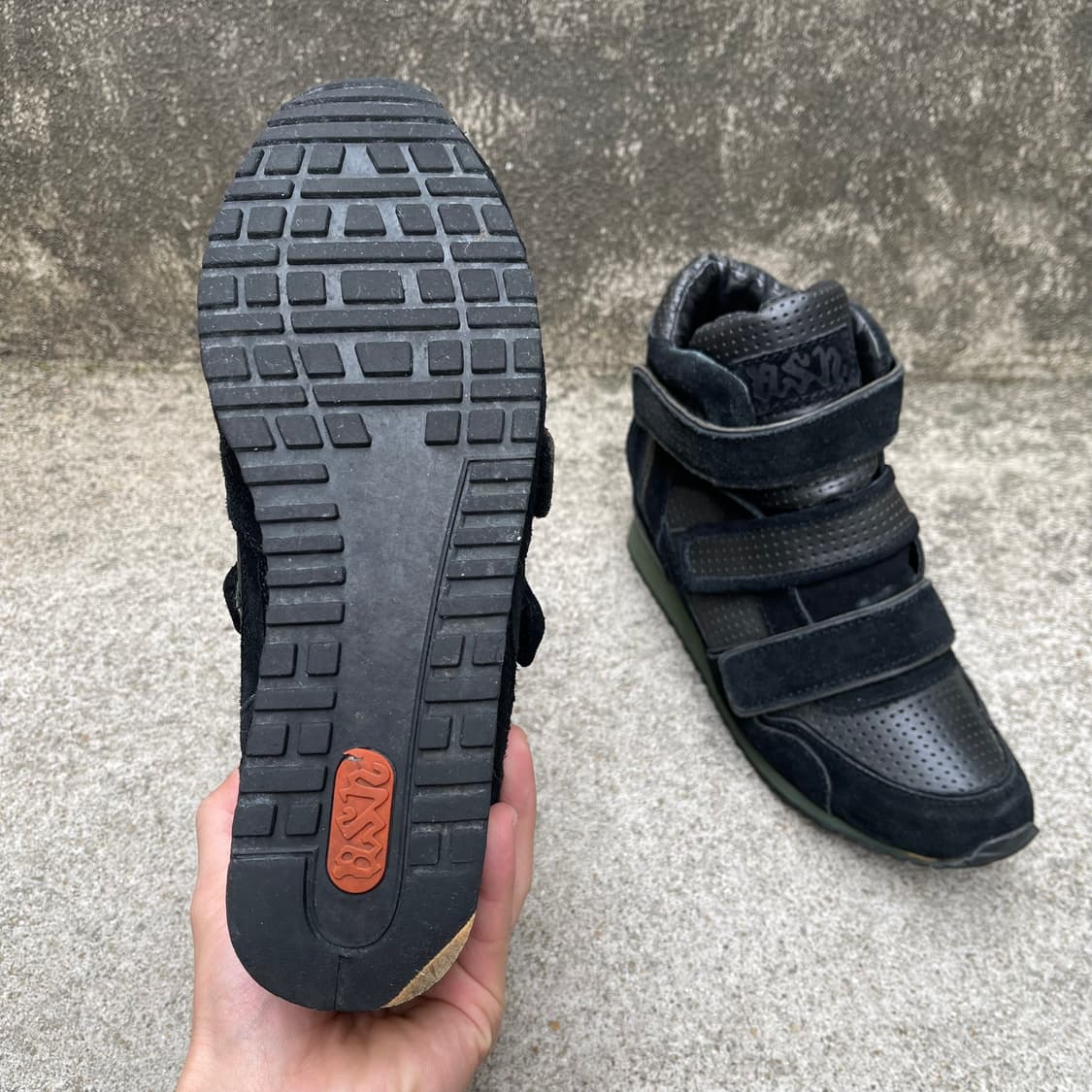 [39] ASH 가죽/스웨이드 웨지힐 스니커즈 (250) 상품이미지6