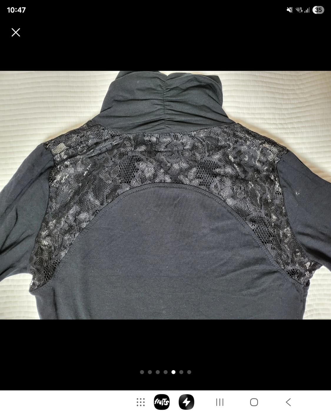 새상 프랑스 모르간 모달 레이스 컷아웃 셔츠  상품이미지4