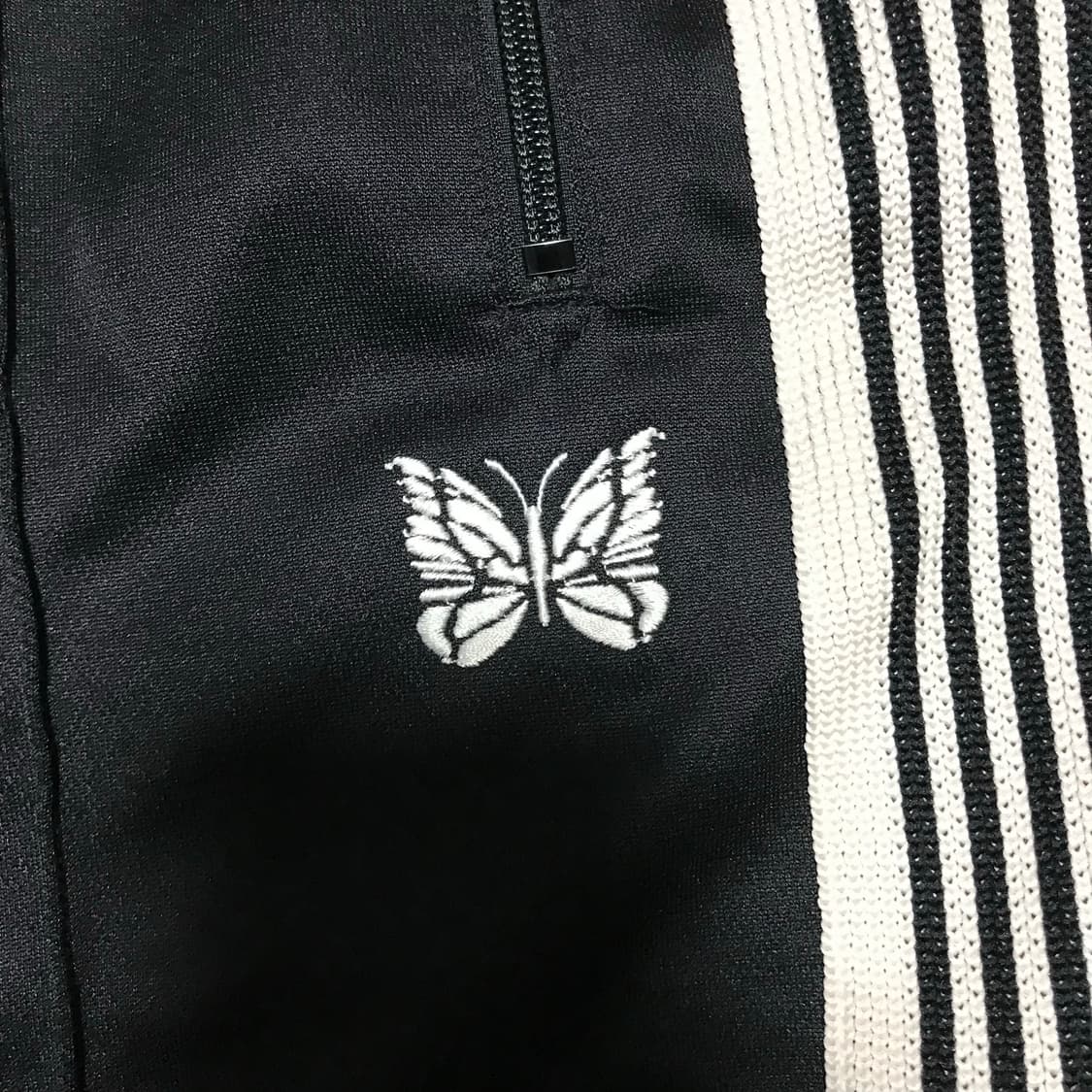 니들스 트랙팬츠 검정 아이보리 스트레이트 s 상품이미지6