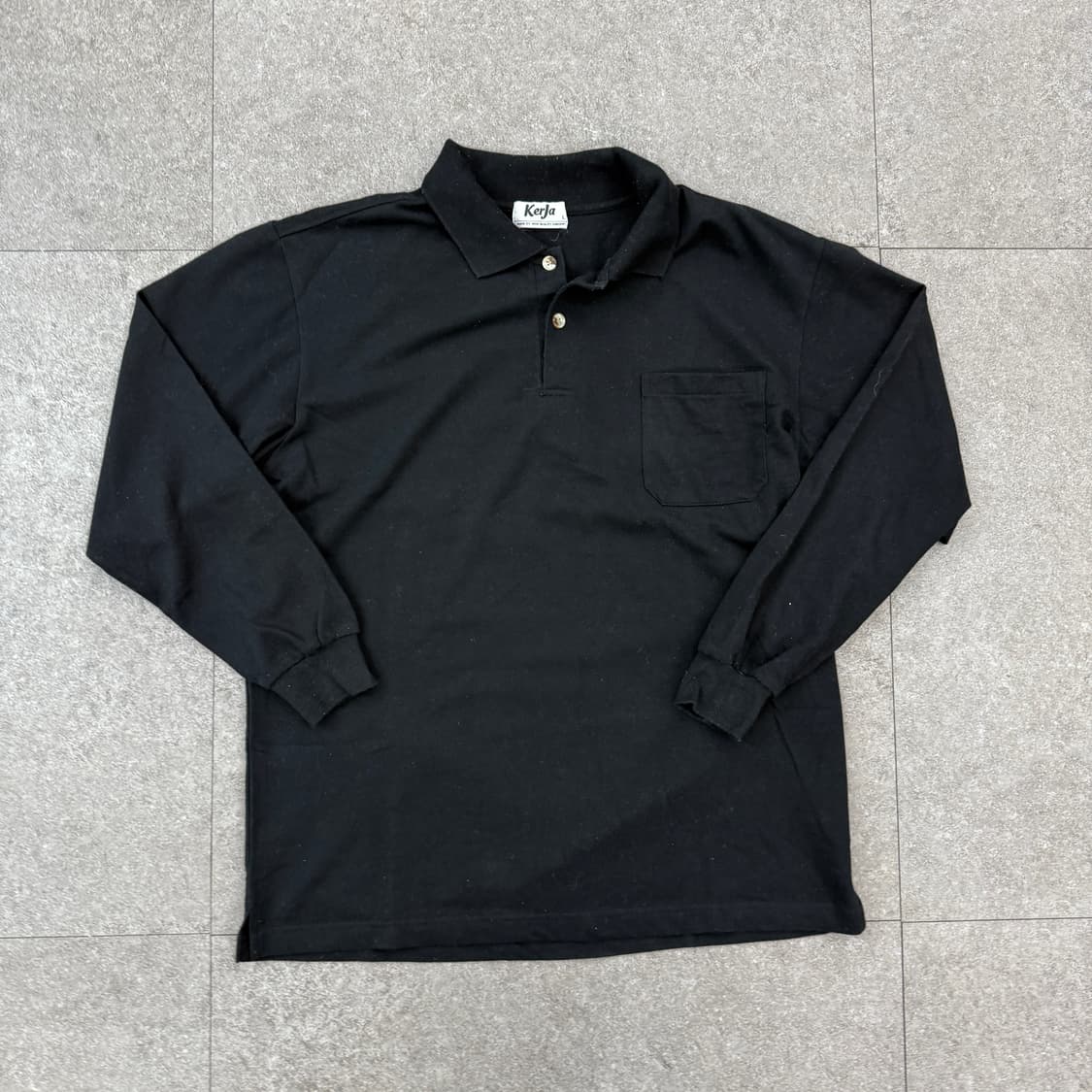 kerja 블랙 카라 긴팔티셔츠 상품이미지3
