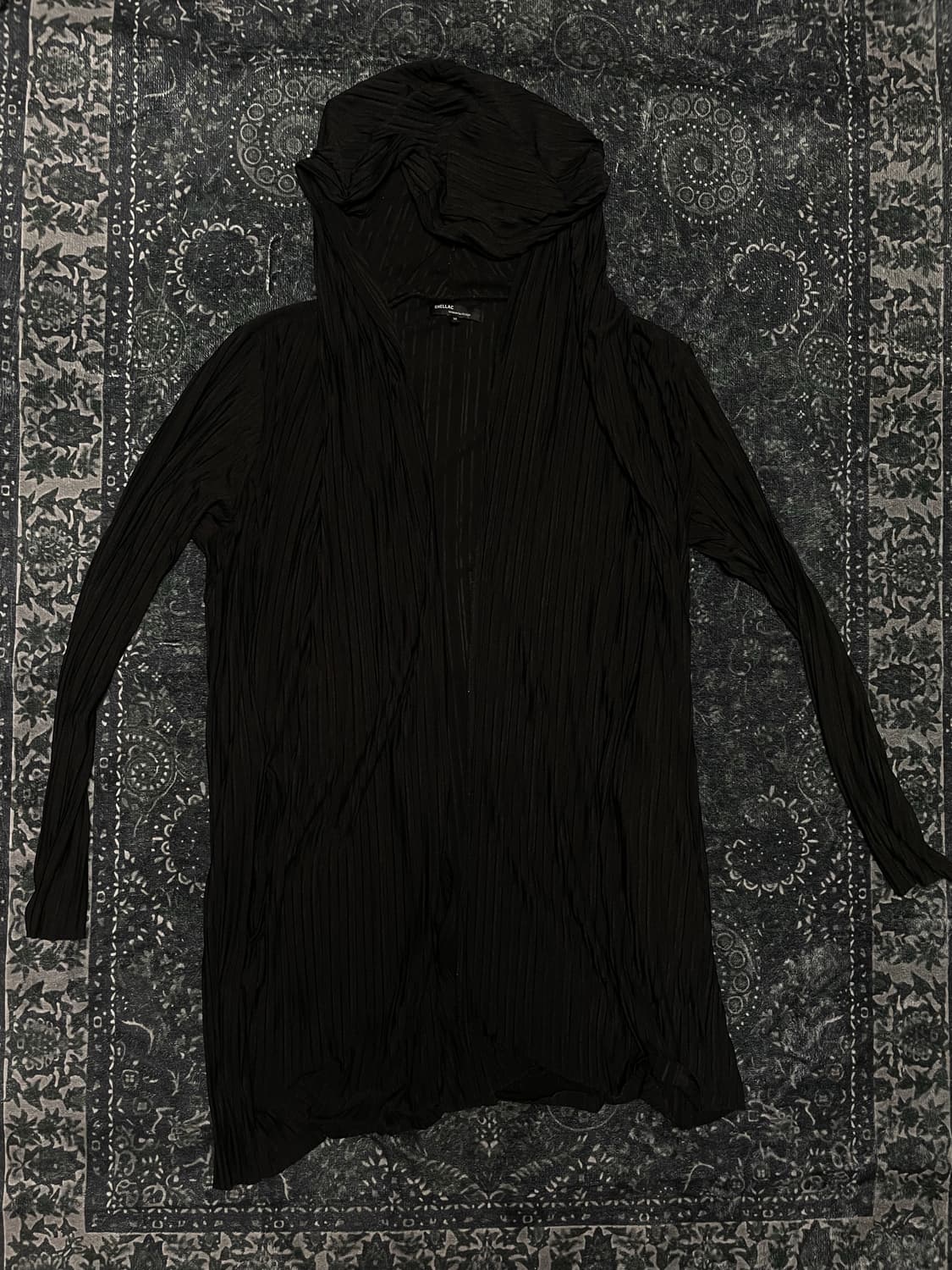 ShellacXsemantic design black cardigan 상품이미지1