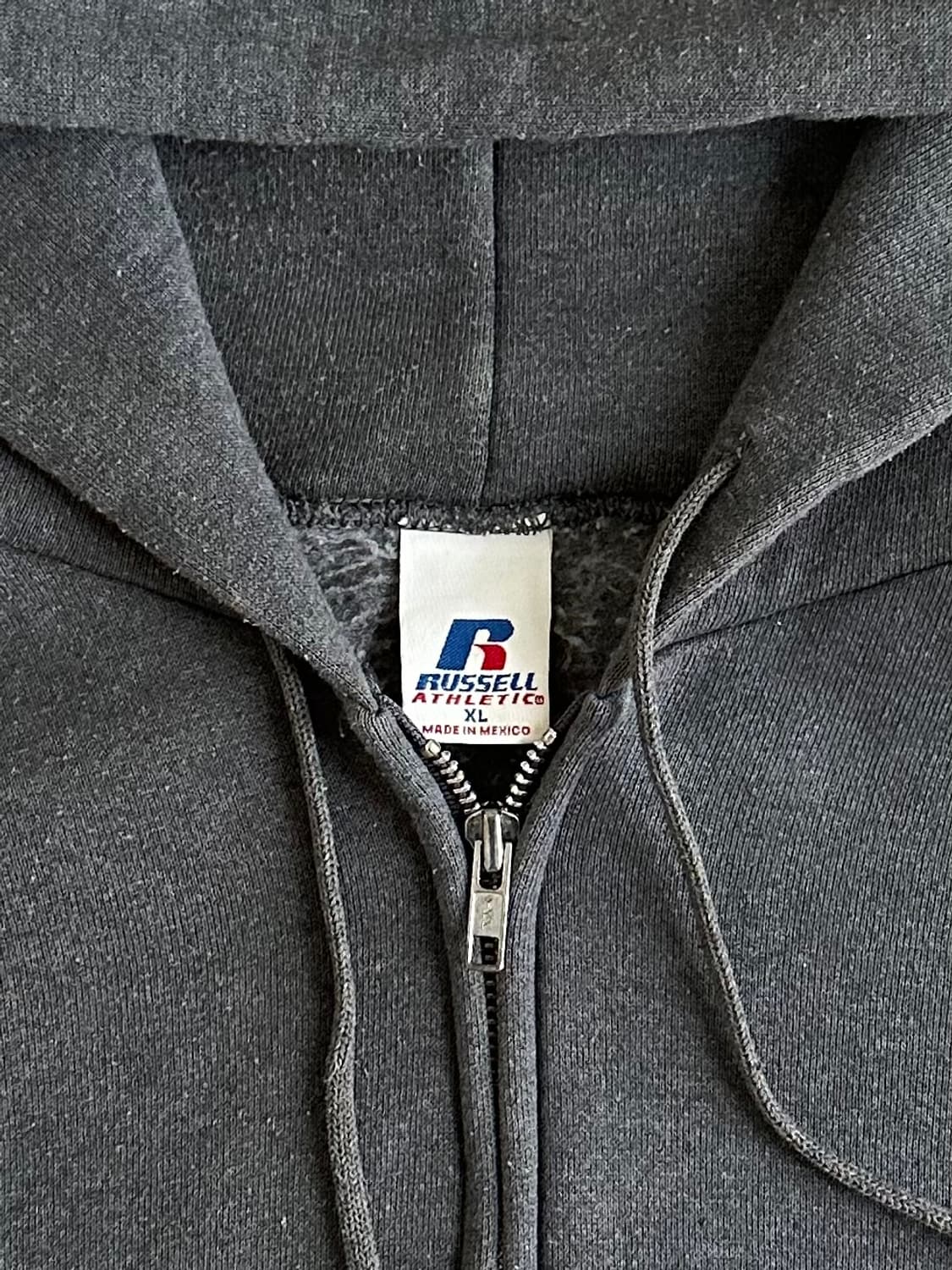 00s 빈티지 러셀 후드집업 다크그레이 XL 상품이미지6