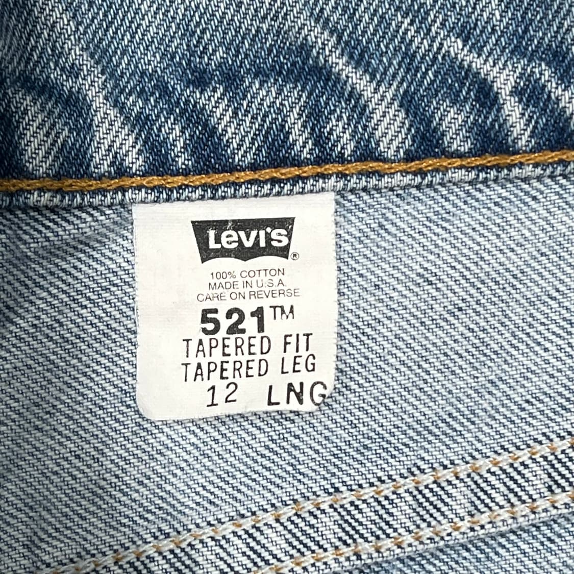 usa 리바이스 521 데님팬츠 s10112 상품이미지7