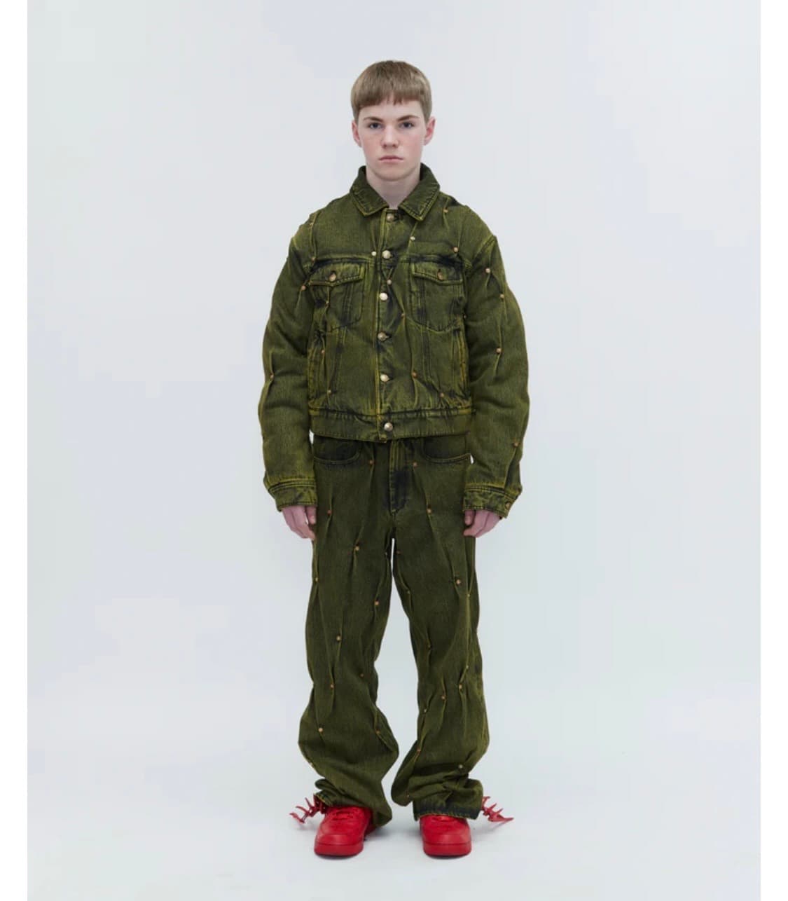 쿠시코크 KUSIKOHC MULTI RIVET DENIM pants(m) 상품이미지1