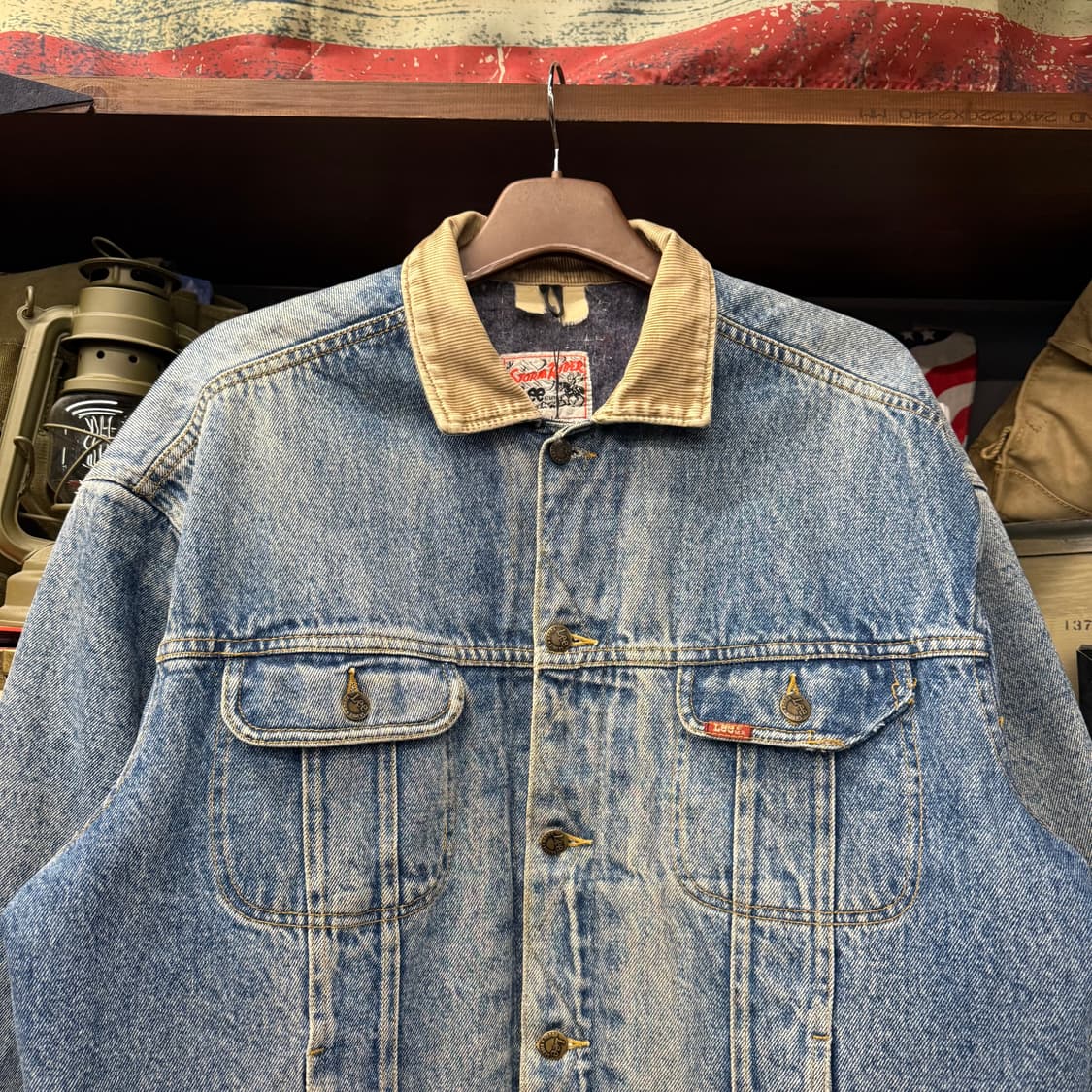 80s LEE 빈티지 리 101J 스톰 라이더 블랭킷 데님 자켓 N000 상품이미지5
