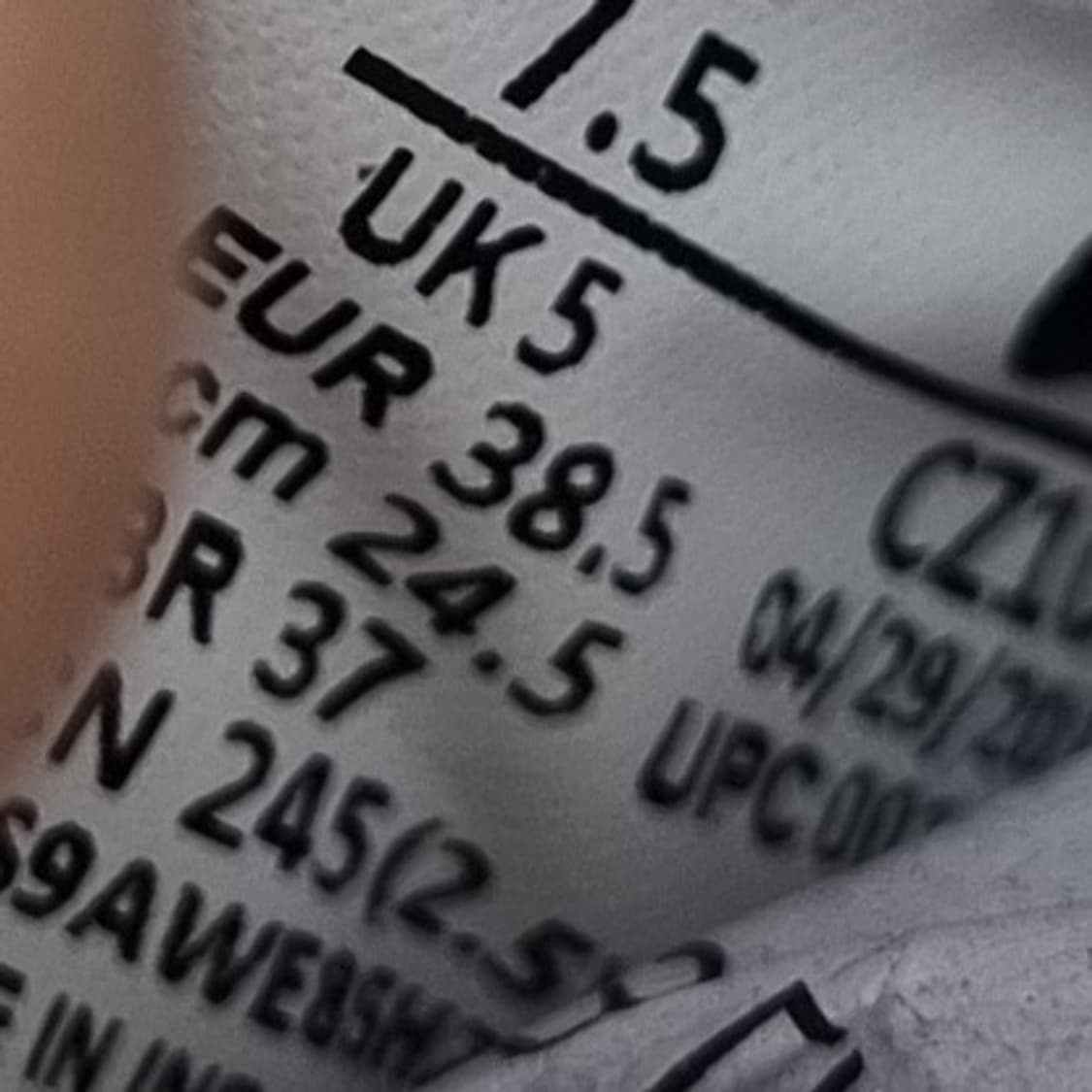 나이키x피스마이너스원 에어포스1 운동화 245 상품이미지5