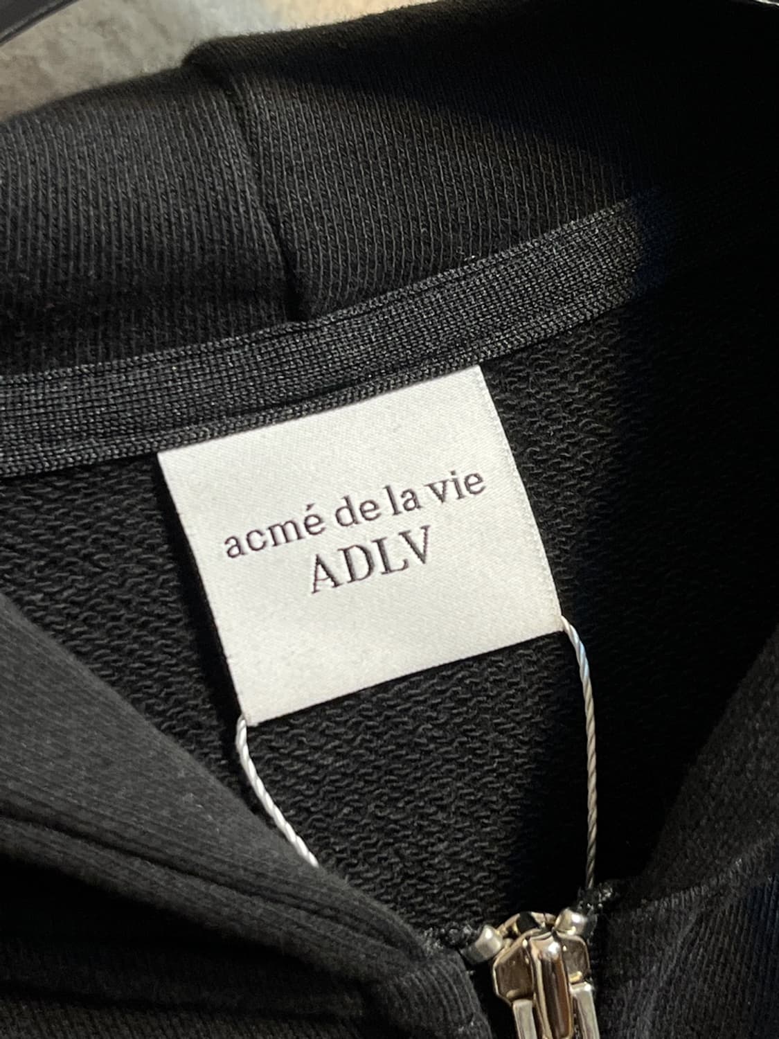 [1] 아크메드라비 블랙 로고 후드집업 (354) 상품이미지3