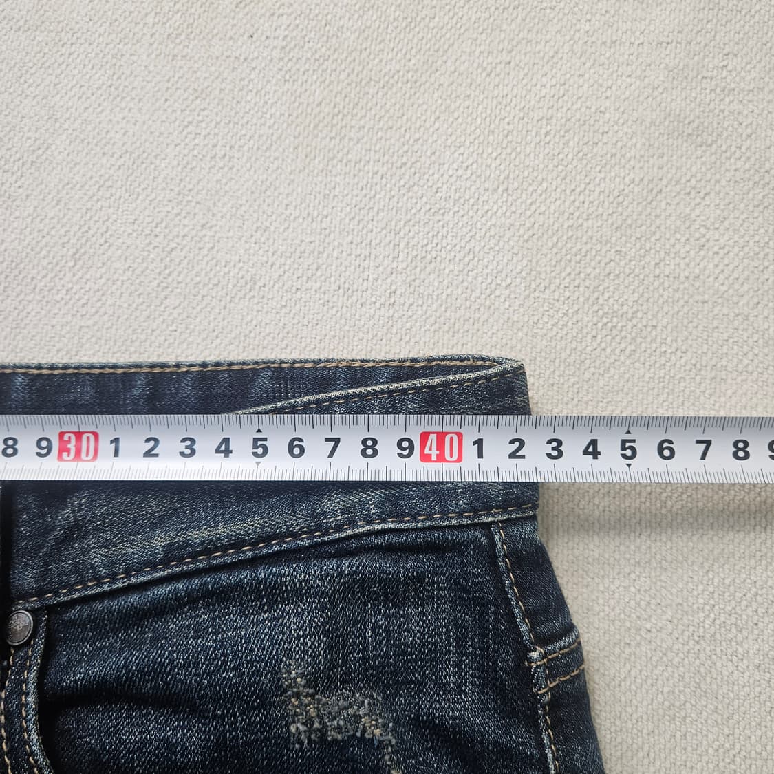 32 플랙 셀비지 데님 팬츠0331Y 상품이미지5