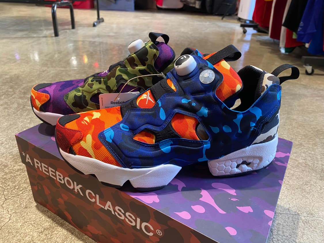 리복X베이프 인스타펌프 퓨리 OG 멀티카모 (새상품) 상품이미지5