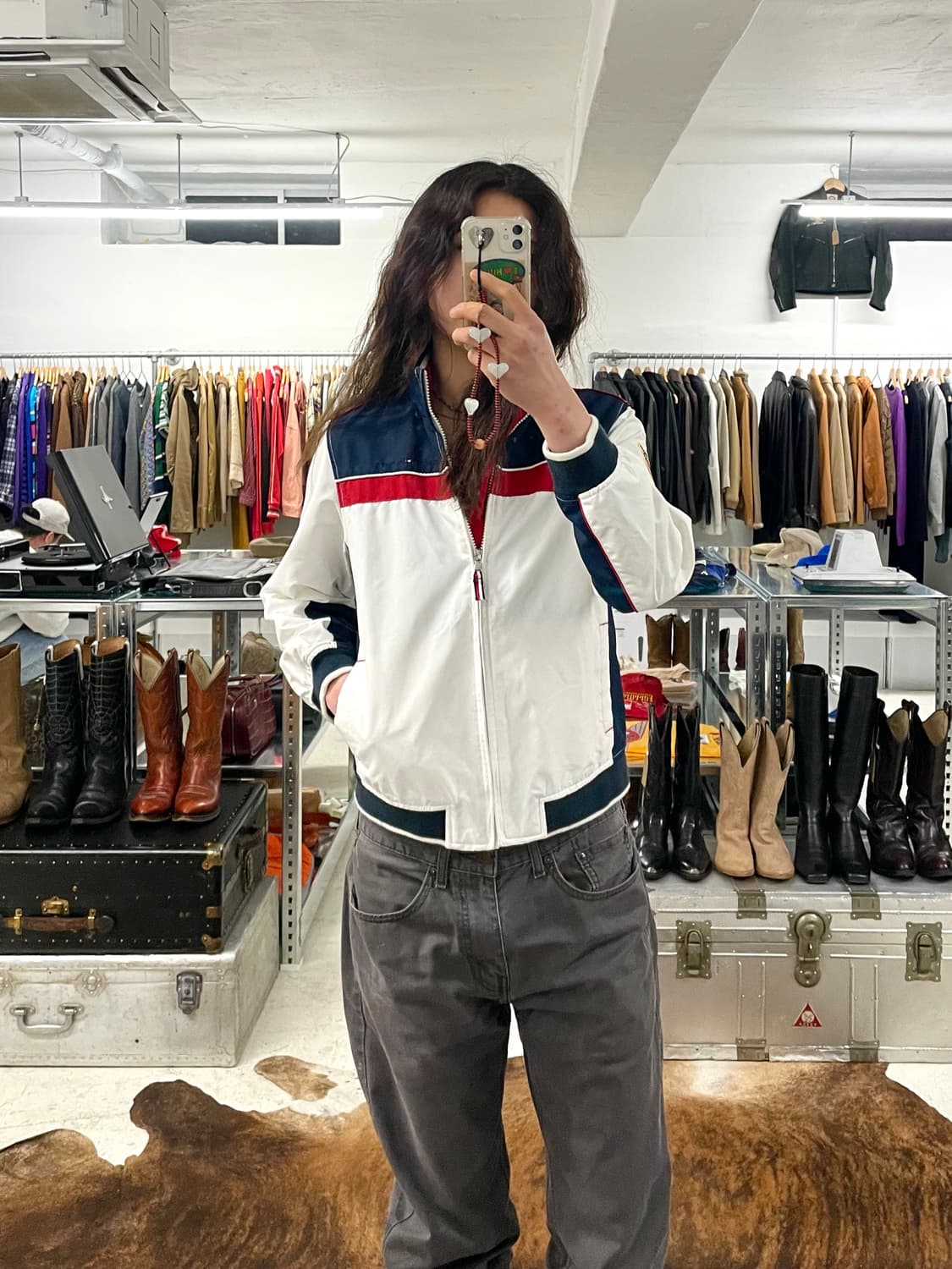 TOMMY HILFIGER wind breaker 타미 힐피거 성조기  상품이미지10