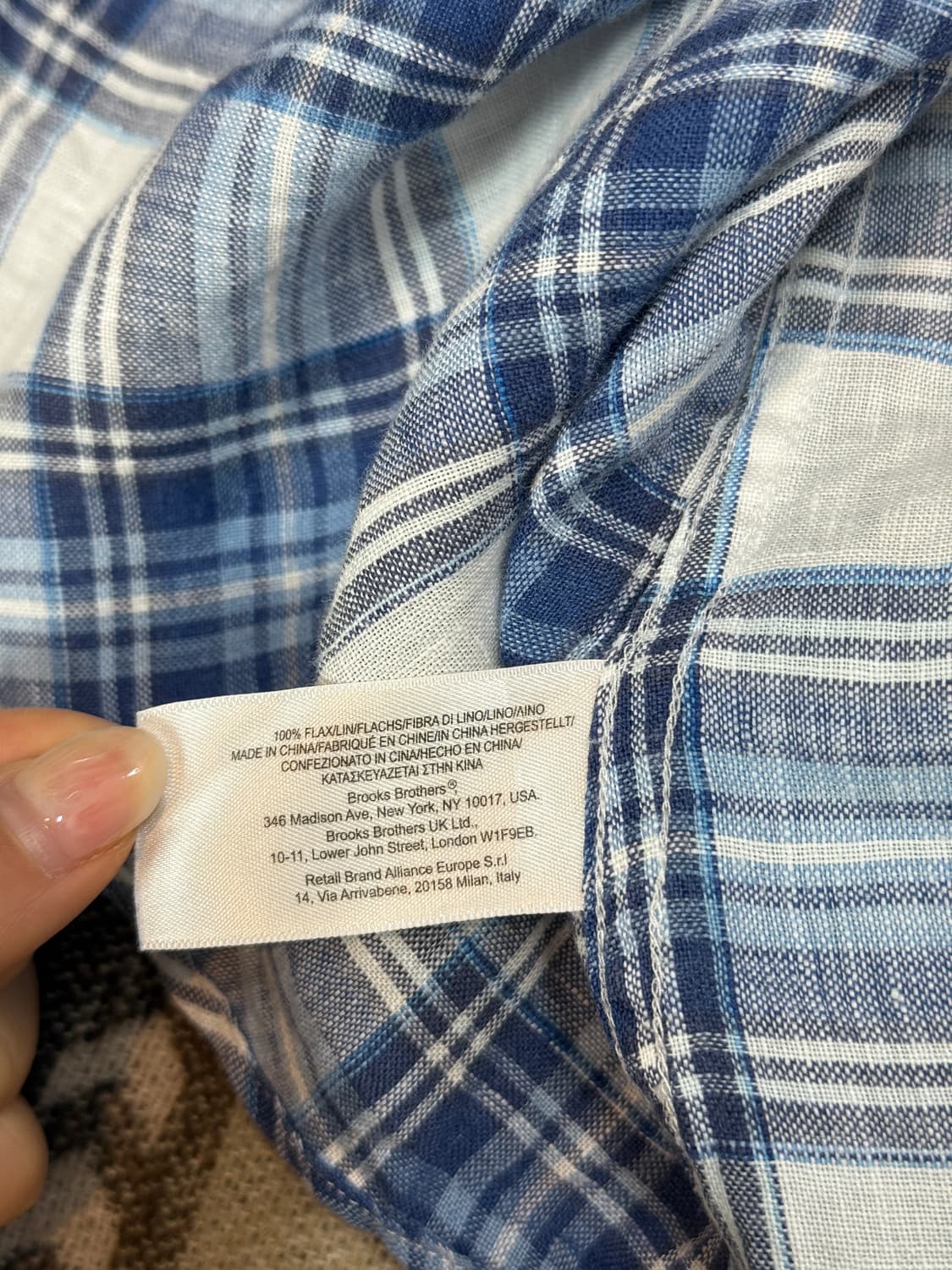 브룩스 브라더스 린넨 셔츠 상품이미지7