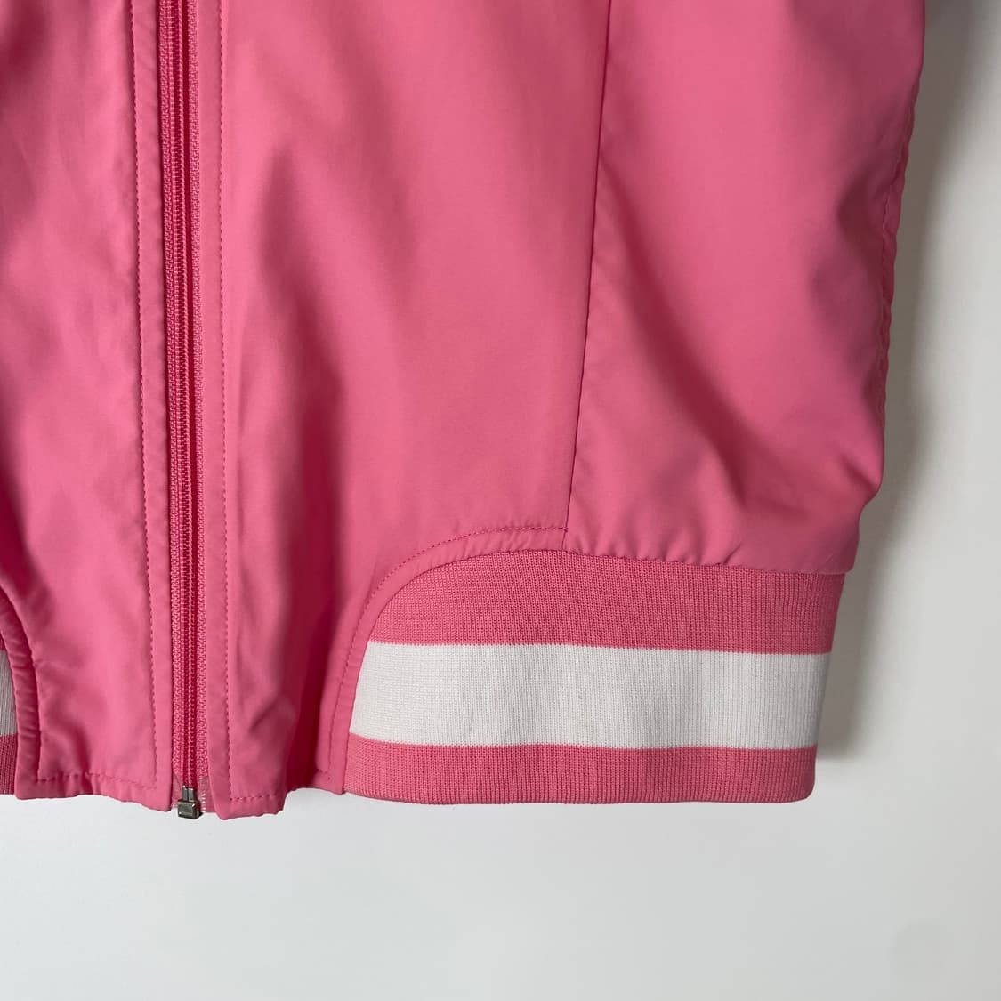 FILA 휠라 핑크 반팔 집업 바람막이 자켓 S 상품이미지4