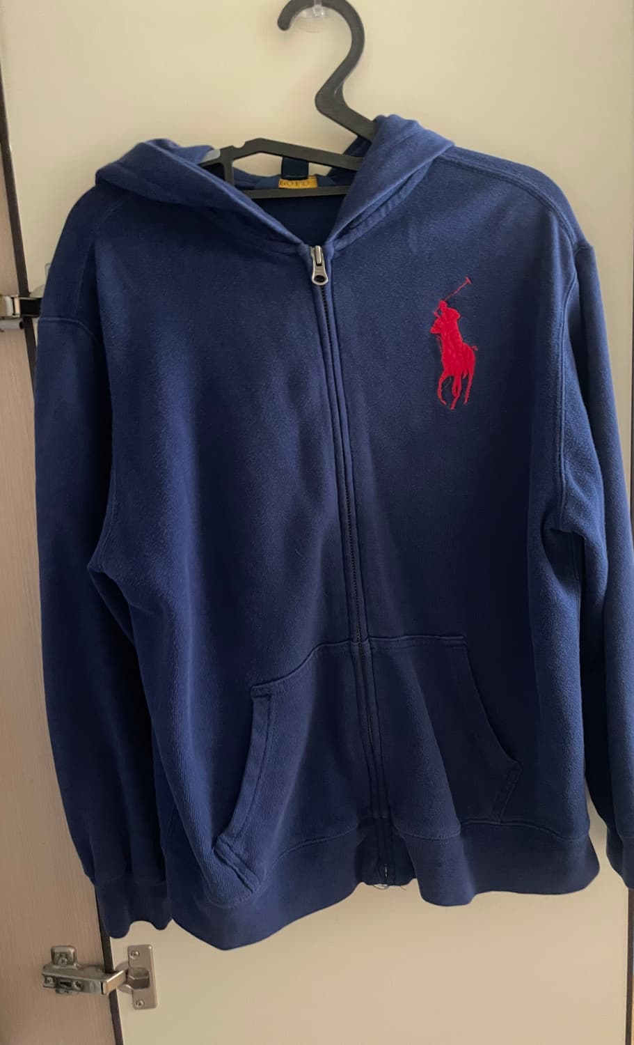 폴로 빅포니 후드집업 네이비 상품이미지1