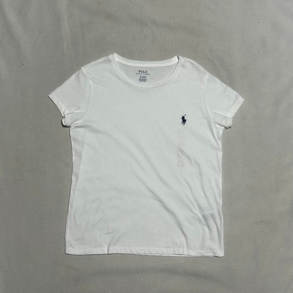 M 폴로랄프로렌 여성용 화이트 반팔티 상품이미지2