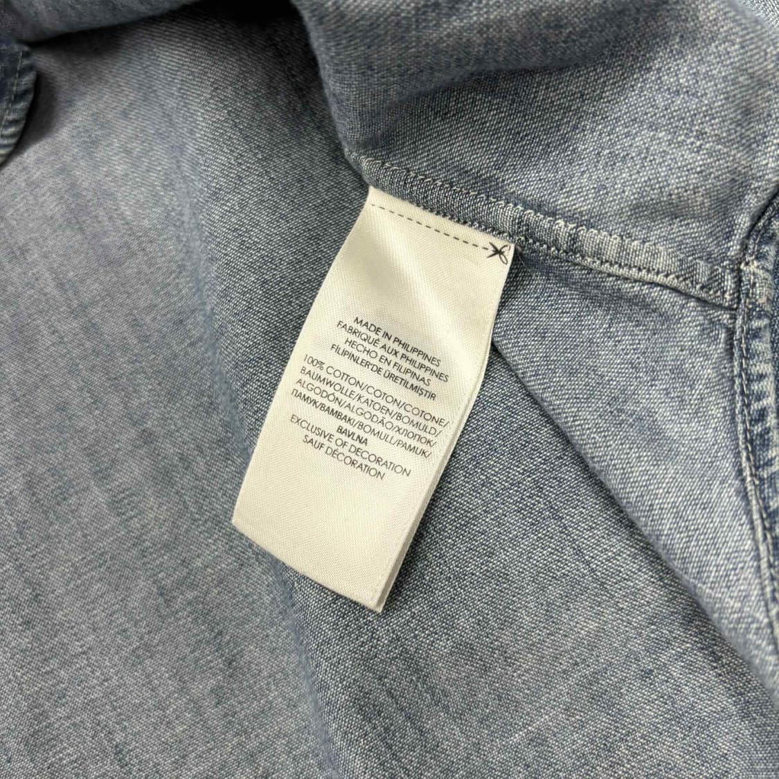 폴로 랄프로렌 신형 샴브레이 맨즈라인 클래식핏 셔츠(M) 상품이미지4