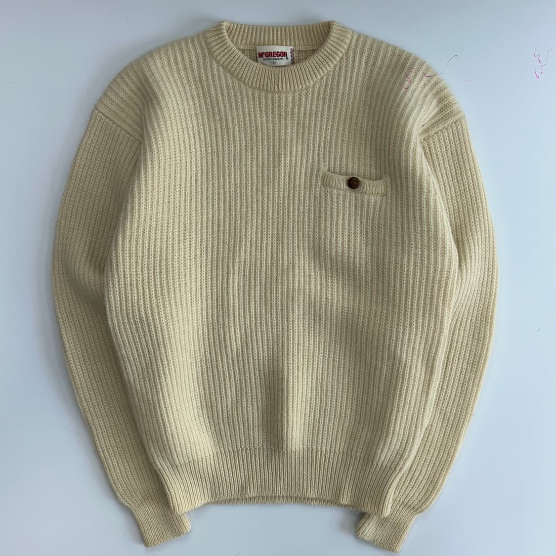 MGregor 미니포켓 사이드 패치 아이보리 니트 상품이미지3