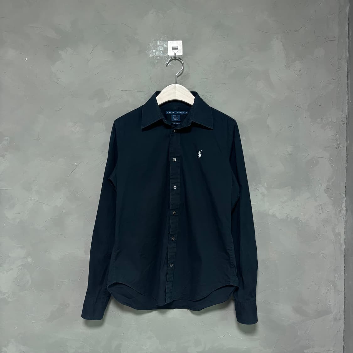 폴로 랄프로렌 셔츠 슬림핏 네이비 상품이미지1