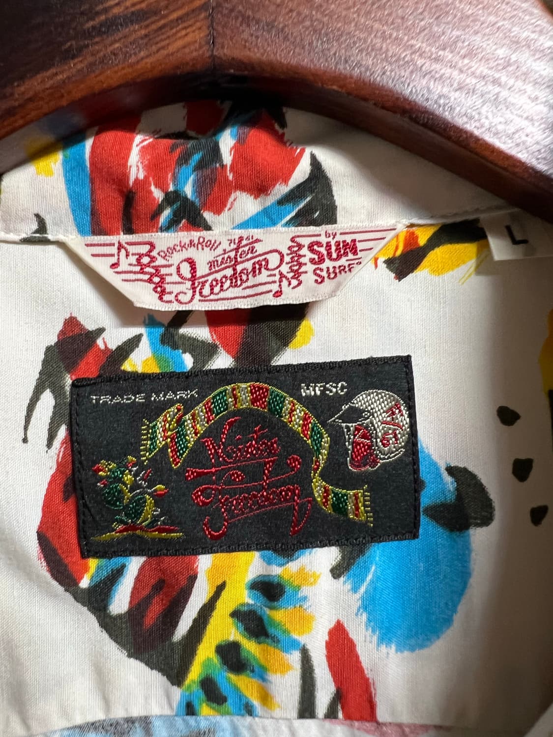 미스터 프리덤x선서프 레이온 하와이안셔츠 상품이미지5