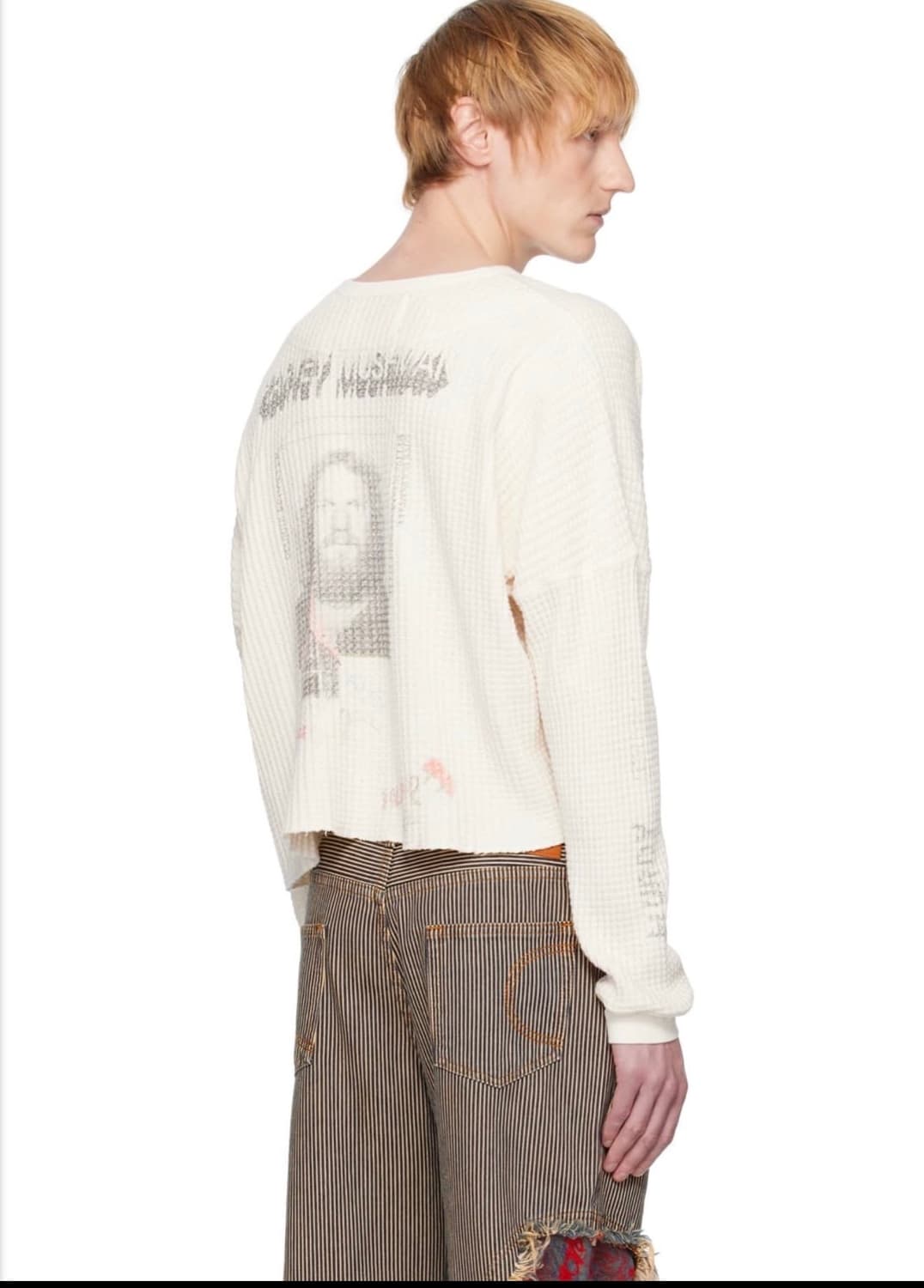 Paly Hollywood의 그래픽 디테일 코튼 니트  상품이미지5