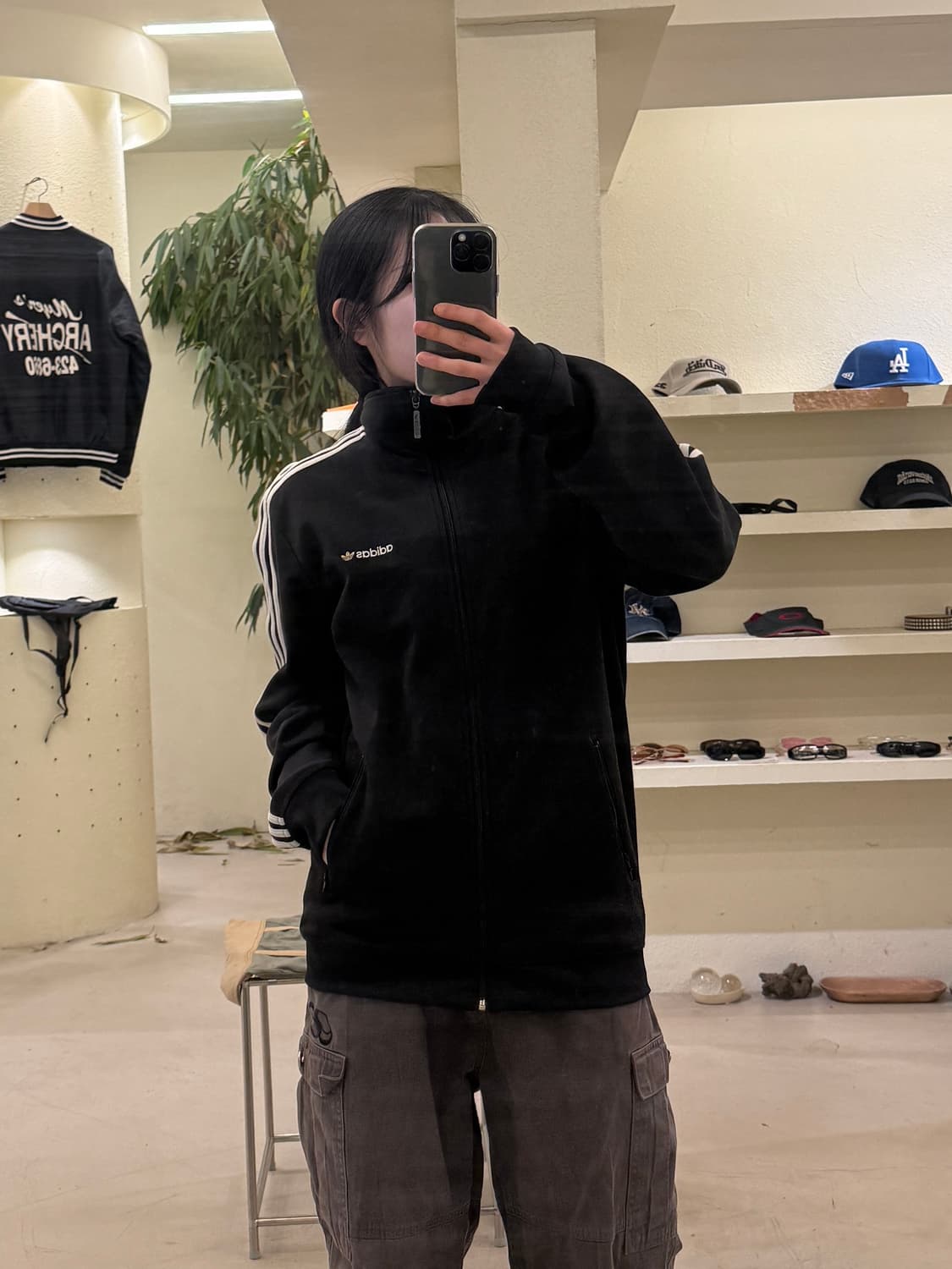 아디다스 베켄바우어 블랙 트랙탑 져지 U349 상품이미지1