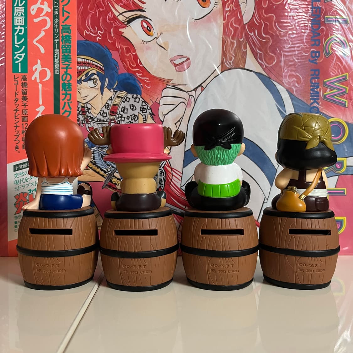 고전 완구 원피스 나미 우솝 쵸파 조로 소프비 저금통 피규어 상품이미지2