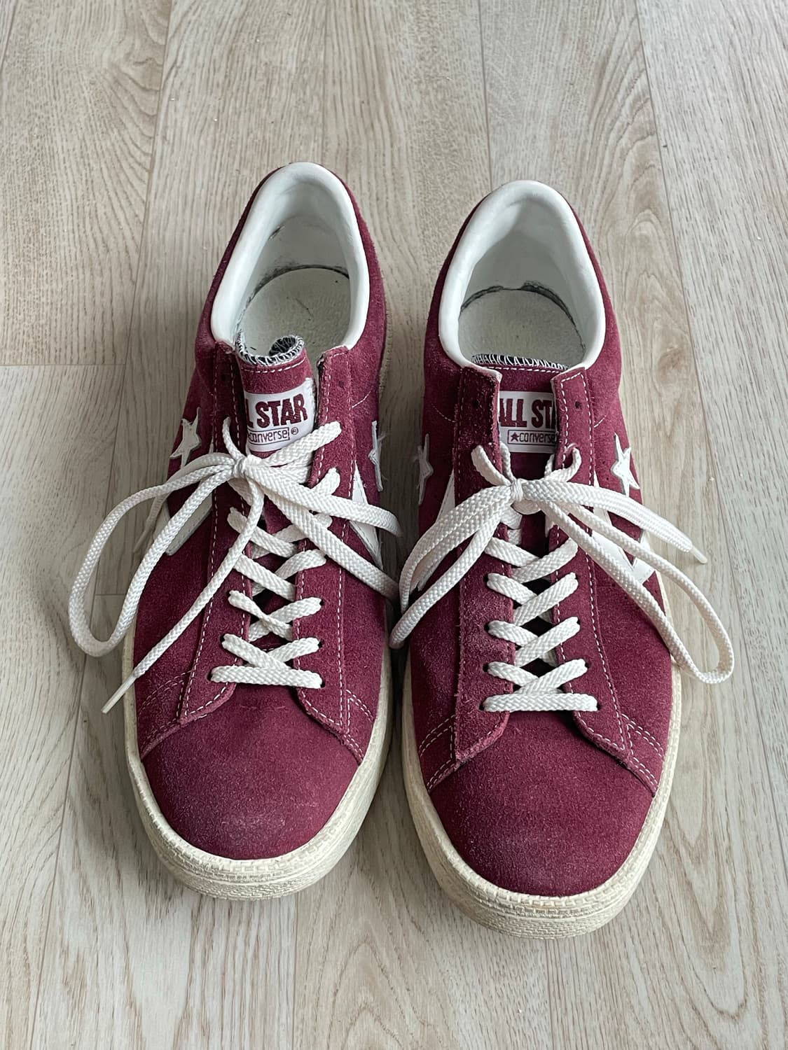 275cm)컨버스 프로레더ox 스웨이드 빨강 상품이미지7