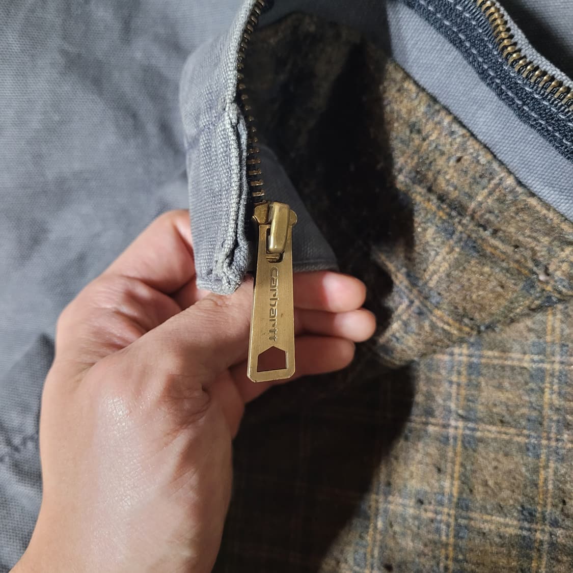 칼하트 디트로이트 자켓 J97 gvl색상 XL(tallX) 상품이미지5