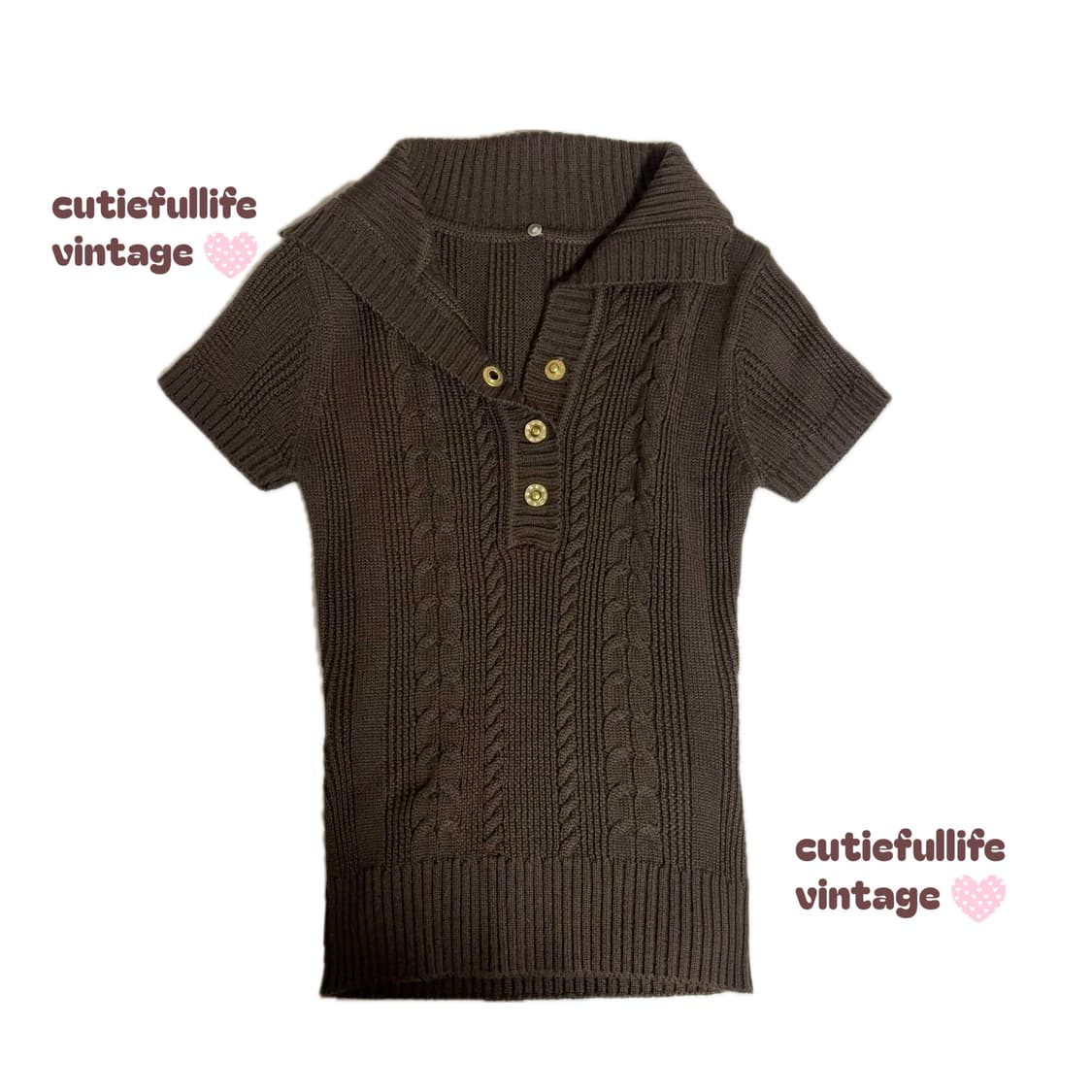 핑키앤다이안 딱붙핏 니트 반팔 상품이미지5