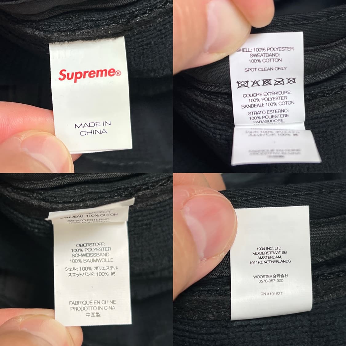 슈프림 22FW 윈드스토퍼 페이스마스크 6-패널 캡 블랙 상품이미지8