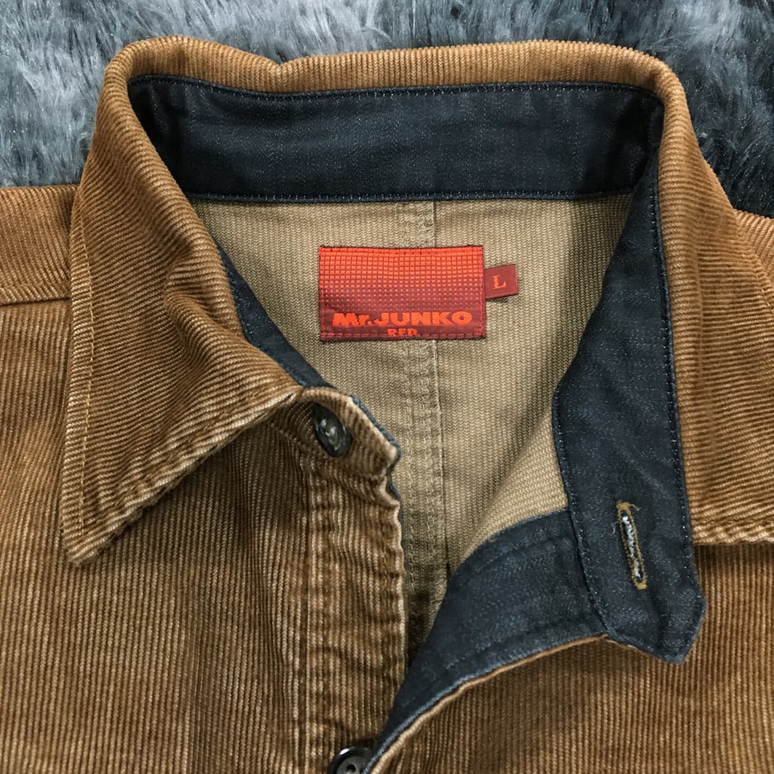 투티/0283 mr.junko 코듀로이 브라운 자켓 일본 빈티지 상품이미지4
