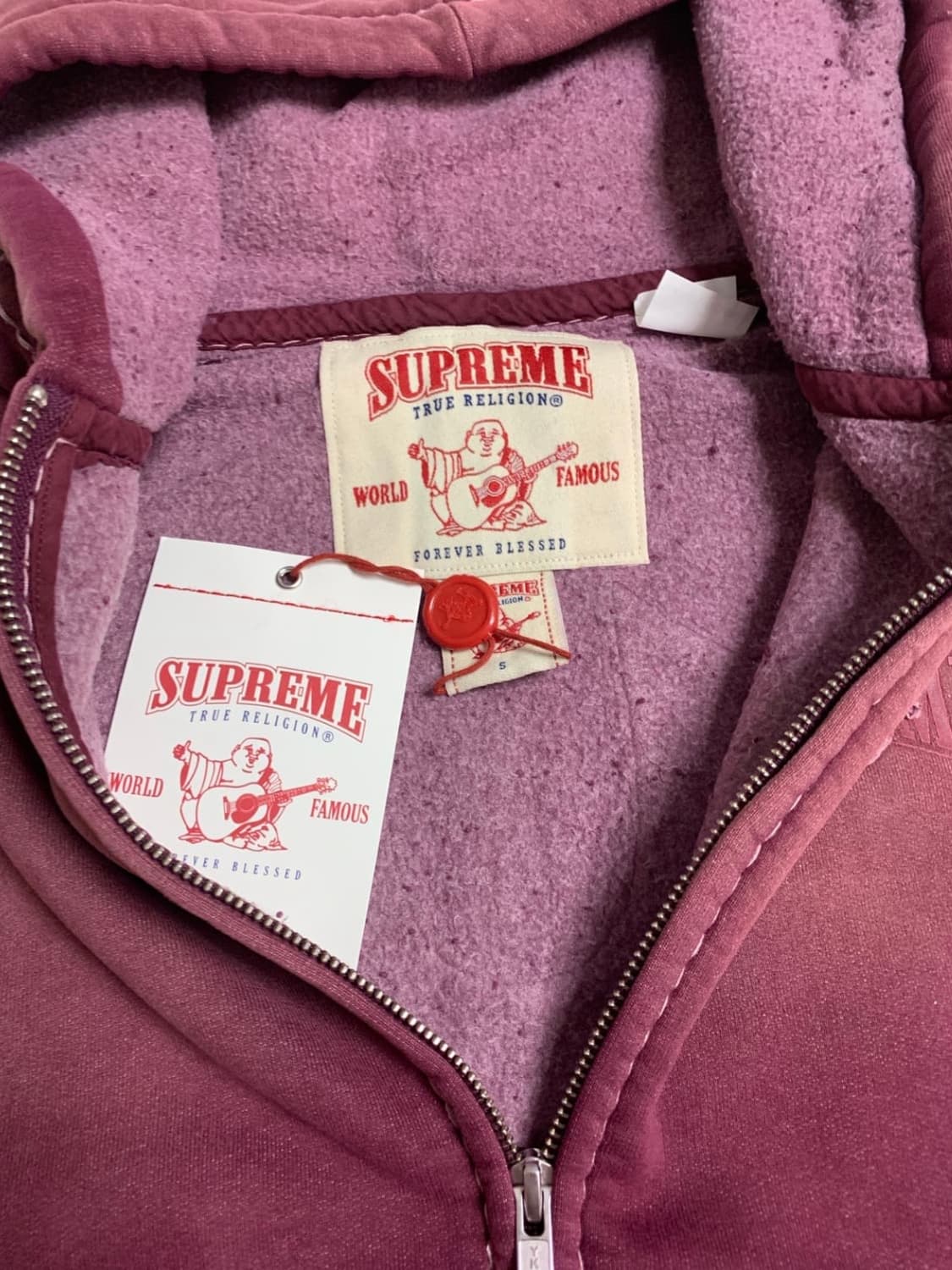[새제품S] 슈프림 x 트루 릴리젼 후드집업 상품이미지2