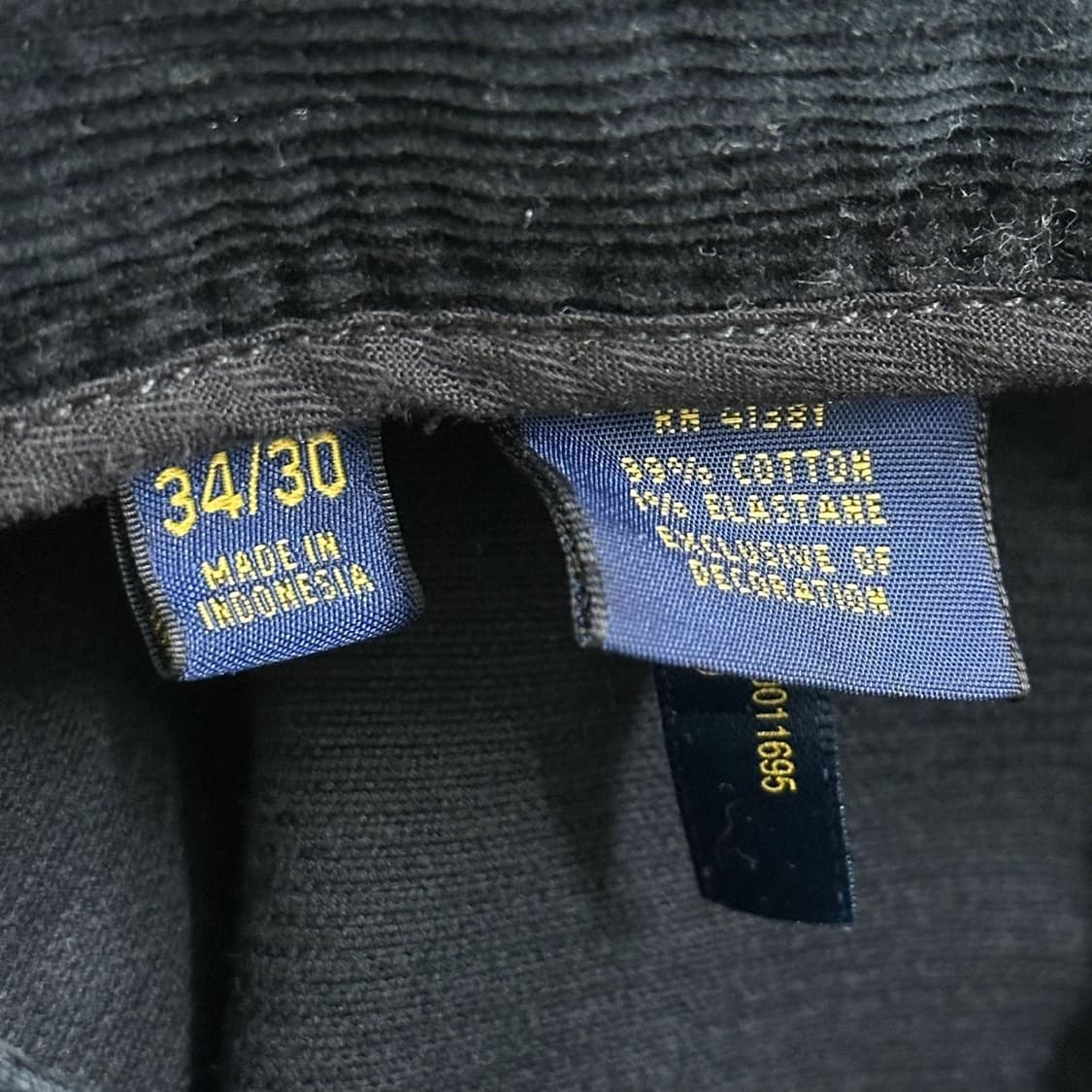 폴로 랄프로렌 클래식 블랙 코듀로이 팬츠 (34인치) 상품이미지8