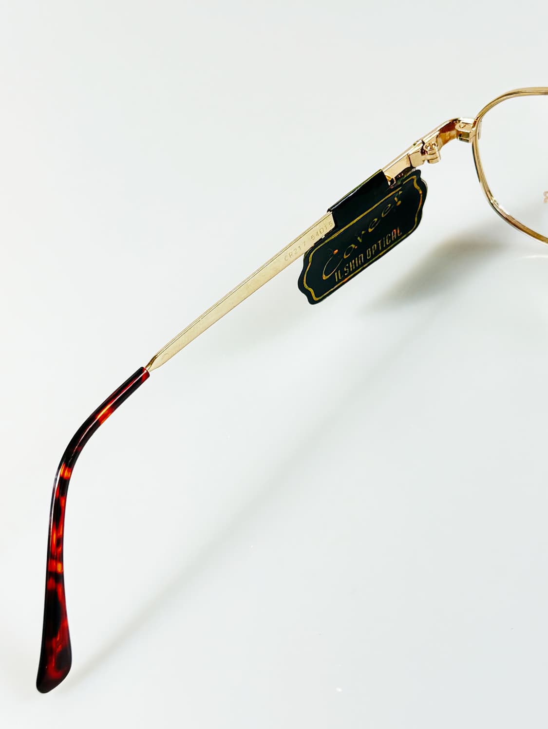 90s CAREER 골드 티타늄 슬림 오벌 빈티지 안경 상품이미지7