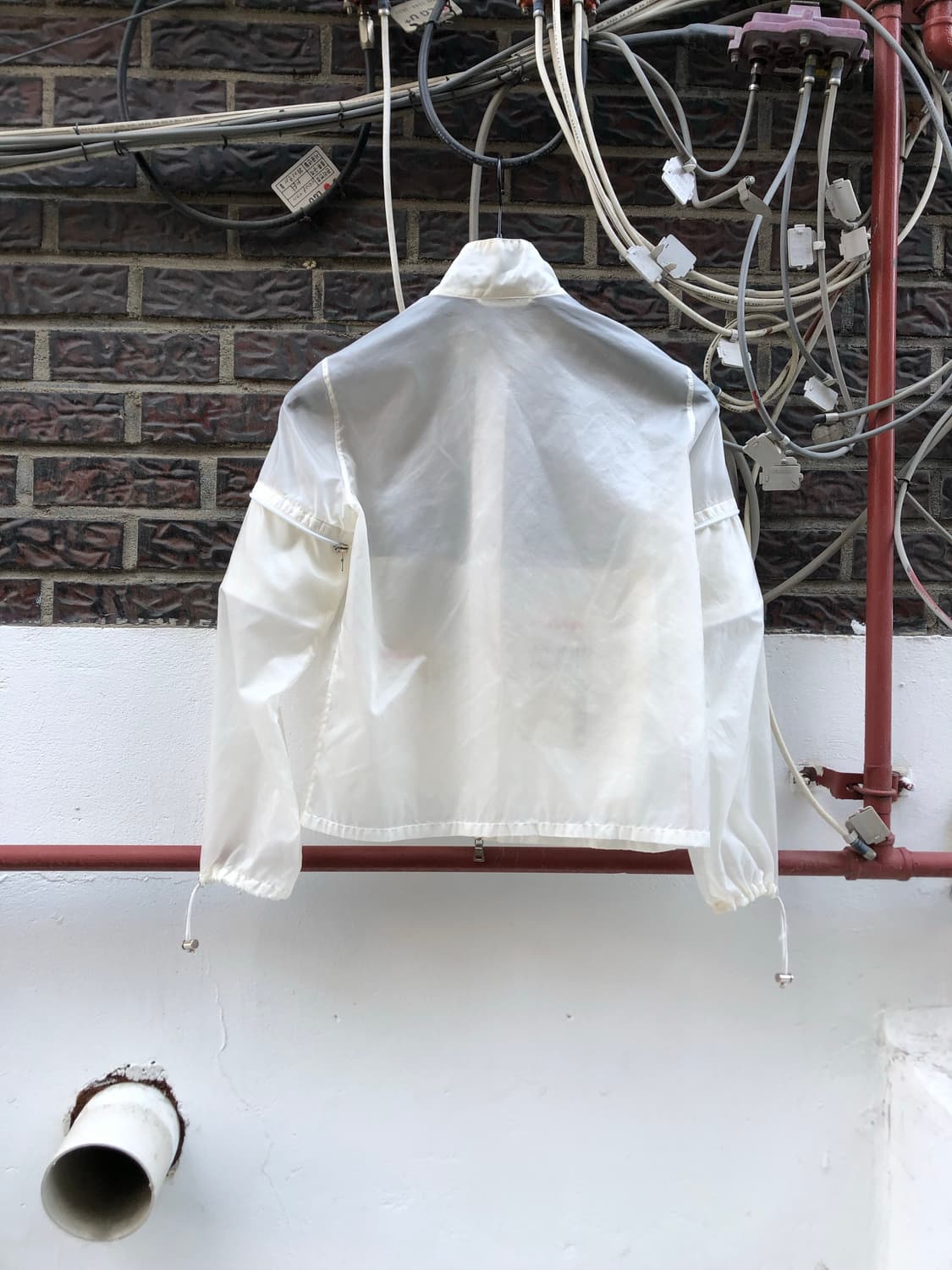 Prada 1999s Red Tap Convertible jacket 상품이미지3