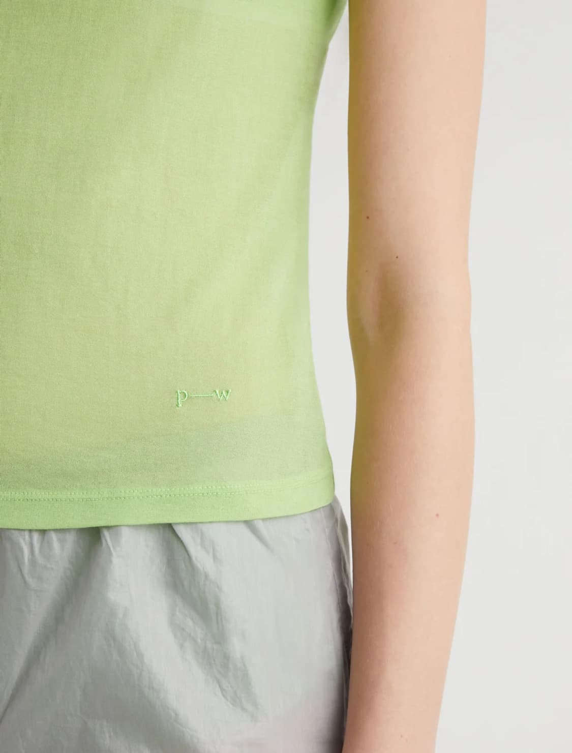 [XS,S,M]팔로마울 Omu 오무 티셔츠/그린 상품이미지2