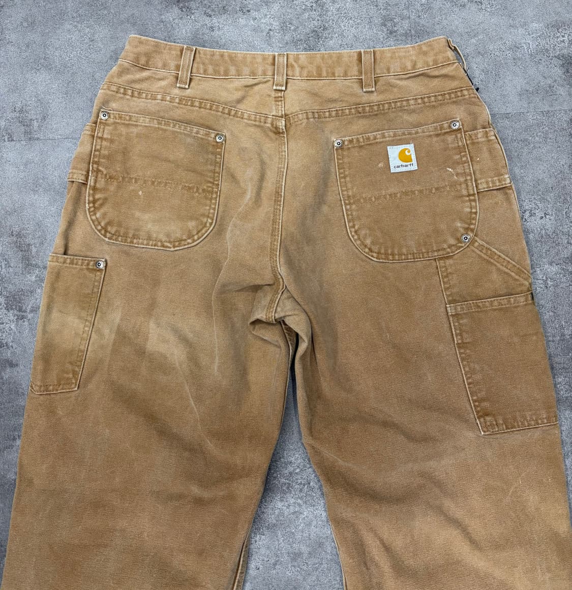 00s 칼하트 브라운 더블니 워크 팬츠 brn 상품이미지6